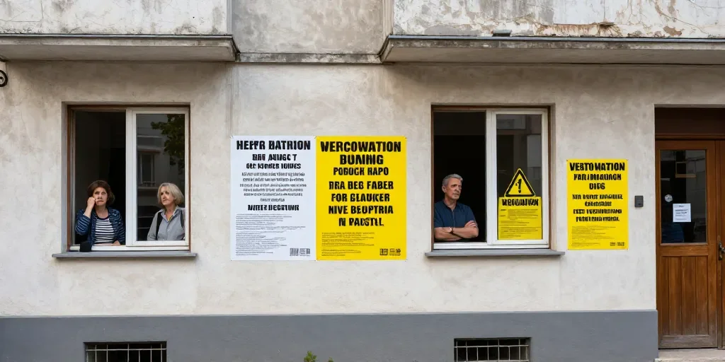 Modèle affiche travaux dans immeuble : le vrai coût caché d'une mauvaise communication avec vos voisins
